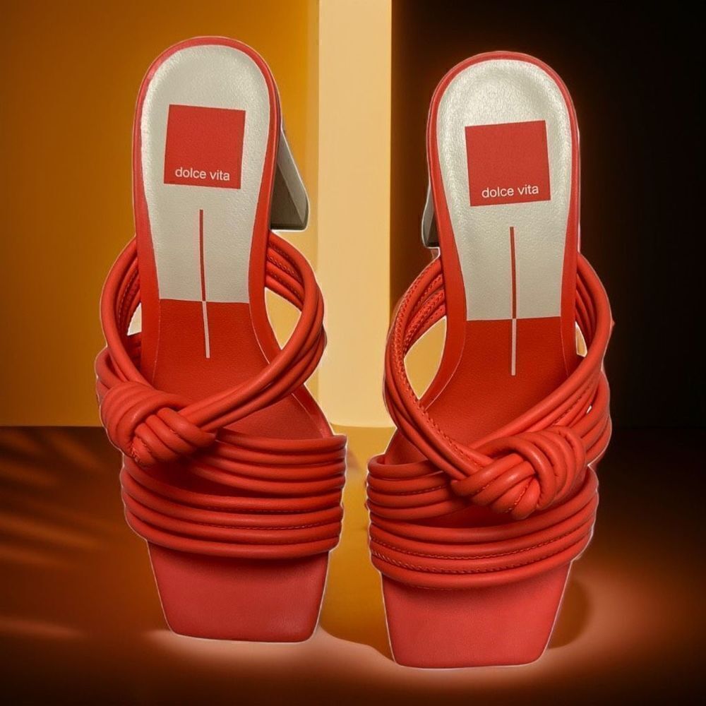 Dolce Vita Block Heel Sandals Size 7 - Picture 2 of 10
